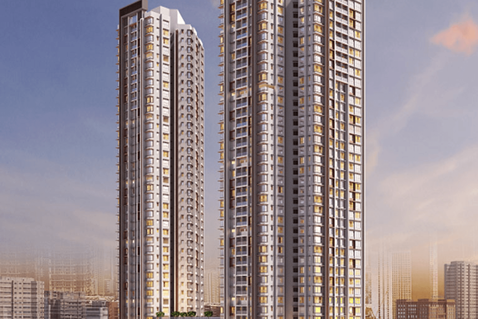 Apartment 1-3 bedrooms 2-3 bathrooms in Mumbai, India